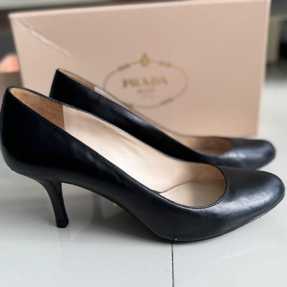 Prada Classic Black Heels for Women